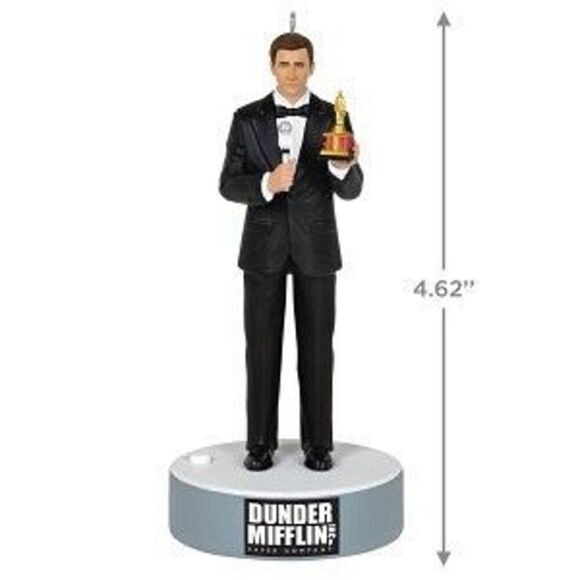 Hallmark 2023 The Office Dundie Winner! Ornament With Sound - Picture 2 of 8